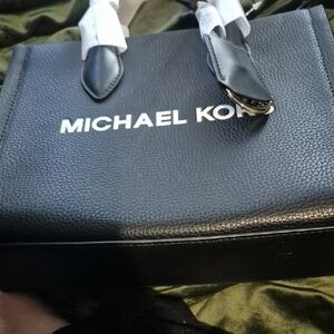 Michael Kors Black Pebbled Leather Womens Bag
